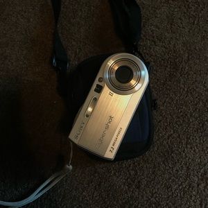 silver camera